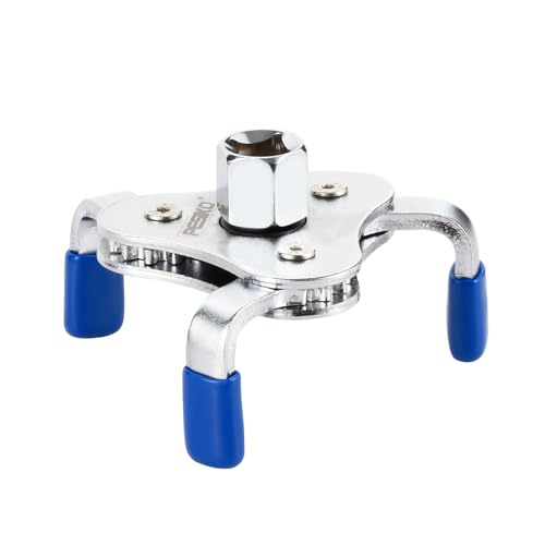 PESIKO Universal Oil Filter Wrench 3 Jaw Adjustment Oil Filter Removal Tool (2-3/8