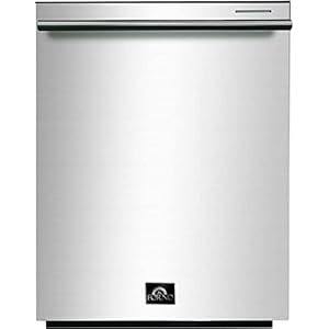 Forno 24″ Inch. Built-In Dishwasher with 6 Wash Cycles and 14 Place Settings – Digital Touch Controls Stainless Steel Interior, Smart Function Time Delay and Adjustable Racks