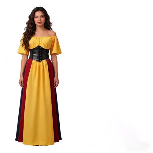 Robe renaissance médiévale femme grande taille XXL résolvant le manque d'aisance en costume