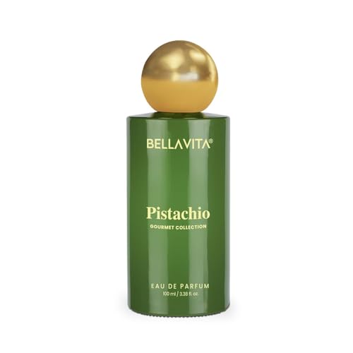 Image of BELLAVITA Pistachio Gourmet Collection | Unisex Eau De Parfum 100ml || Long Lasting Perfume for Man and Woman Floral, Woody, Sweet Premium Unisex Fragrance for Men and Women |