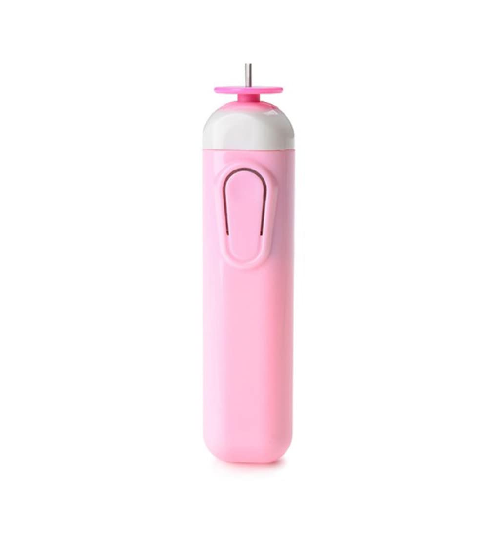 Paper Quilling Pen, Akozon Paper Rolling Electric Pen Quilling Slotted Tool Electric Steel Curling Pen DIY Tool Crafts Origami Winder for Making 3D Quilling Paper(Pink)