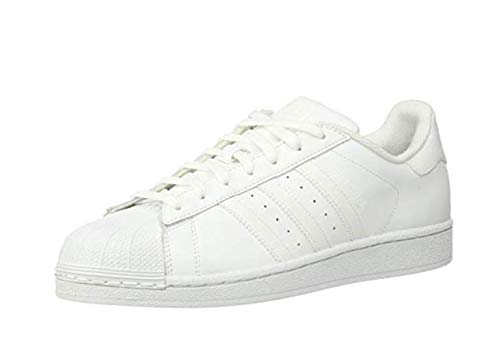adidas womens Superstar Sneaker, White/Black/White, 7 US