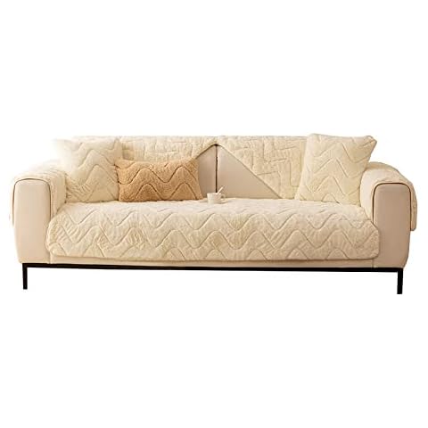 Winter Plush Sofa Cover, Thickened Soft Sofa Cushion, Segmented Non Slip Hand Hold Sofa Cover Cover