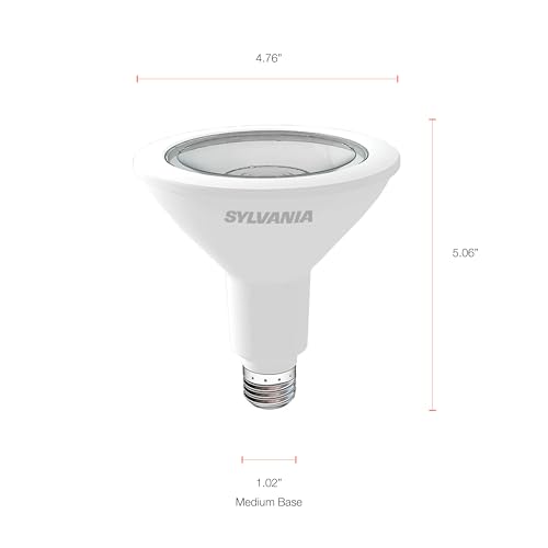 Image of Sylvania ECO LED PAR38 Light Bulb, 90W = 14W, 7 Year, Non-Dimmable, 1000 Lumens, Clear, 3000K, White - (40881) | (Pack of 12)