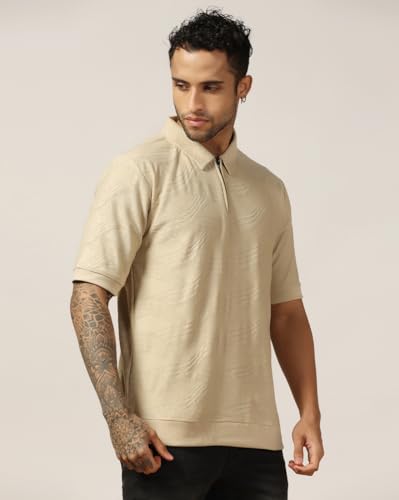 Image of Leriya Fashion Mens t Shirt | Textured t Shirts for Men| Oversized t-Shirt for Men