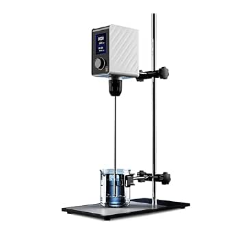 Electric Overhead Stirrer 60L Digital LCD Mixer with Variable Speed 100-2000 RPM and Timer for Laboratory