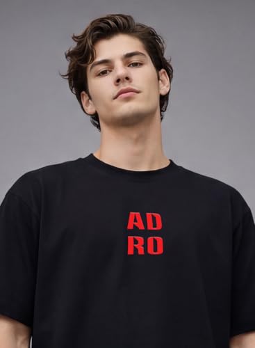 T-shirt coupe décontractée ADRO coton épais qui ne se déforme pas