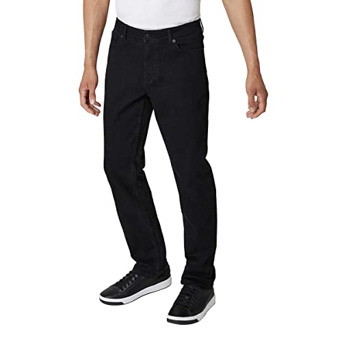 DKNY Men's Duane Straight Fit Jeans (as1, Waist_Inseam, Numeric_40, Numeric_30, Black)4