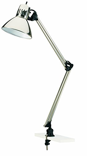 V-Light Architect-Style Cfl Swing-Arm Task Lamp With Non-Skid Table/Desk Clamp, Brushed Nickel (Caen804C) #TOP1