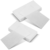 100 Stück Dauerwelle Papier Weiß Haarwickelpapier Spitzenpapier Dauerwelle Ultradünnes Atmungsaktive Haarstylingpapier für Home und Barber Shop (11.5×6.5cm)