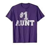 #1 Aunt - Number One Auntie T-Shirt