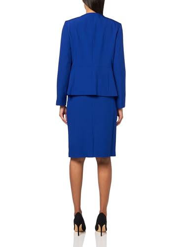 Women's Ruffle Front Blazer & Skirt, 2pc Set2