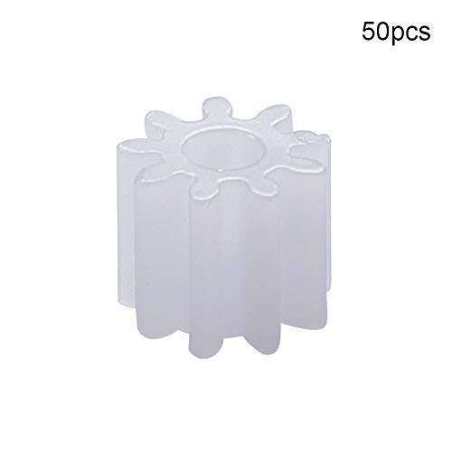 Miniatura 2 de Othmro 50pcs Engranajes de plástico 9 dientes Modelo 092A Reducción engranajes de gusano plástico para RC coche robot motor