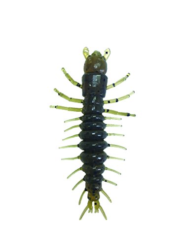 NIKKO HELLGRAMMITE 3" Floating Scented Biodegradable Soft Bait (Green Pumpkin)
