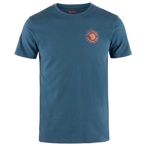Fjäll Räven Herren 1960 Logo M 87313 T-Shirt, Indigo Blue, XL EU