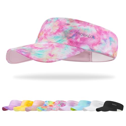 Trodalo Kids Sun Visor Hats – Packable, Cooling, Stretchy Visor for Girls & Boys