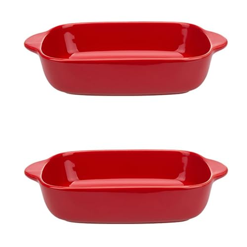 Smart Home, Plat à Tarte en céramique, Moule à Quiche antiadhésif de 22,4 cm (8,8 Pouces), Plat à Four en Porcelaine, Lot de 2