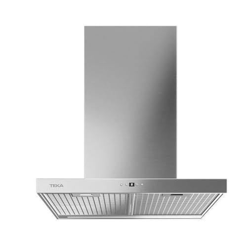 TEKA Campana Extractora de Pared con Motor EcoPower, 4 Velocidades, Display Blanco, 60 cm, DSH 686