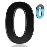 Becizy 4 Inch Modern House Number, Self-adhesive Numbers Mailbox Numbers, Street Home Address Number