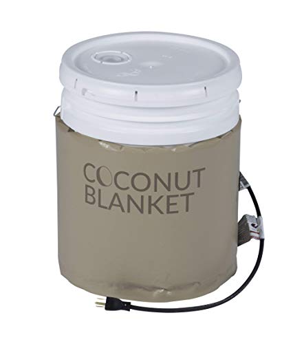Powerblanket CN05 5 gal Coconut Oil Bucket Heating Blanket, Fixed Thermostat, 100 Degree