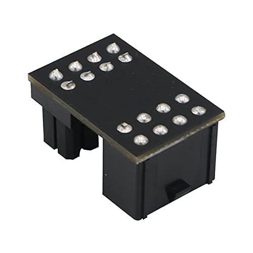 WLGQ ATX Female to Male 8pin RVS 180 Degree Angled Adapter for Desktops Graphics Card, 8 Pin RVS - Image 2