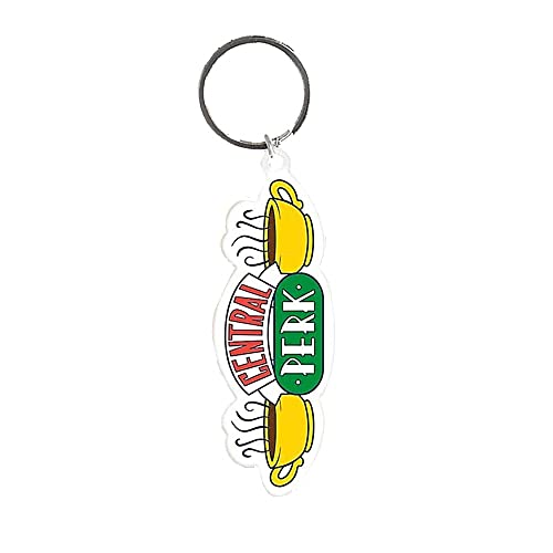 Pyramid International Llavero de goma con logotipo de Friends TV Central Perk, Multicolor