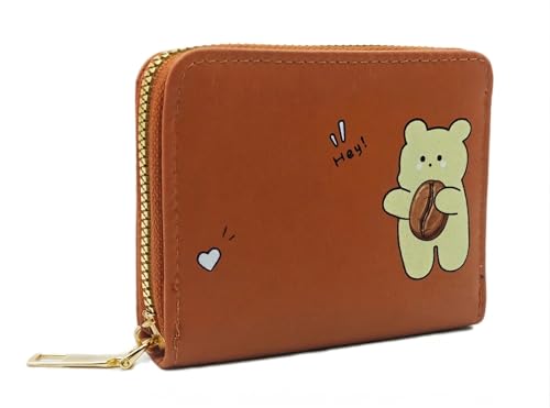 Image of Valerie Women Small Wallets for Girls Credit Card Holder Coin Purse Zipper Small Secure Card Case Cute Wallet Mini for Women