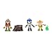 Sonic Prime 2.5-inch Action Figures Bos Cage Maze Themed 5 Pieces: Sonic, Gnarly Knuckles, Mangey Tails, Tree Stump and Green Shard. Ages 3+ (Officially Licensed by Sega and Netflix)