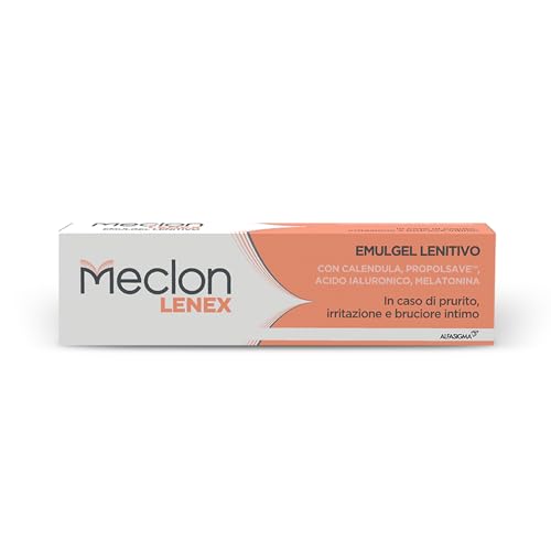 Meclon Lenex, Emulgel a Base di Sostanze di Origine Naturale Come Calendula, Propolsave, Acido Ialuronico e Melatonina, Lenisce, Protegge e Aiuta a Prevenire Nuove Infiammazioni, 50 ml
