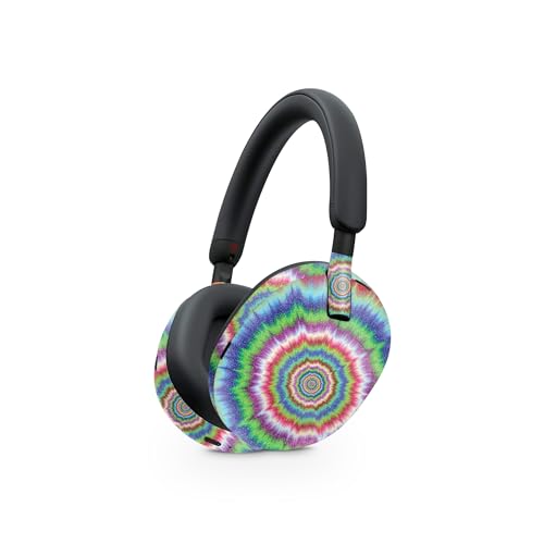 Image of MightySkins Glossy Glitter Skin Compatible with Sony WH-1000XM5 Headphones - Vibration | Protective, Durable High-Gloss Glitter Finish | Easy to Apply, Remove, and Change Styles