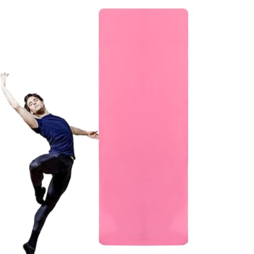 Esterilla de yoga y ejercicio físico con diseño ancho, grueso y portátil para entrenamiento