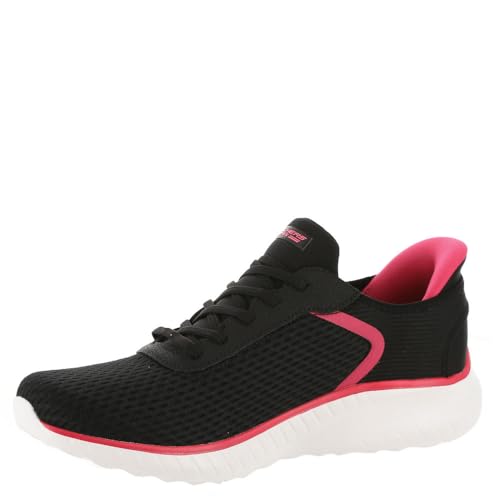 Image of Skechers BOBS Squad Chaos-Stroke of Luck Women's Slip On, 9.5 B(M) US, Black