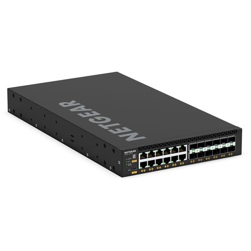 Image of NETGEAR M4350 Series M4350-12X12F 24 Port Switch XSM4324 | L3 Managed Stackable | 12x10G and 12xSFP+ | Rack-Mountable | Cloud Care's 3 Year Warranty SupportPlus Included