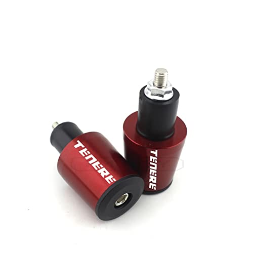 Embout de guidon moto 22mm anodisé rouge haute finition pour Yamaha XJ 600N S