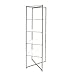 Econoco FLT68CGLSNS Folding Glass Towers with Chrome Finish, 68