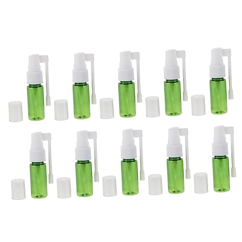 DOITOOL - Lote de 10 botellas de spray directo de viaje de 15 ml, portátil, larga nariz