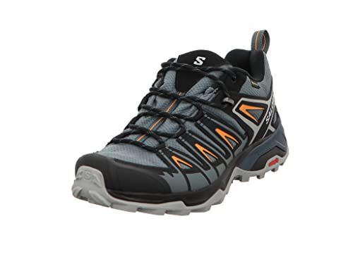 SALOMON Shoes X Ultra Pioneer GTX, Botas de Hiking Hombre, Stormy Weather/Black/Turmeric, 45 1/3 EU