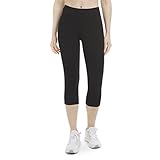 Energy Zone Women's Cotton Stretch Crop Legging With Pockets