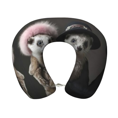 Almohada de espuma viscoelástica para viaje tamaño único miniatura 1