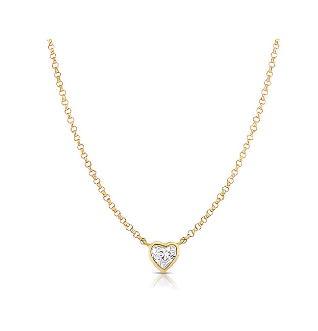 Collier femme LJ2531 Liu Jo acier cœur pour sublimer vos tenues de soirée