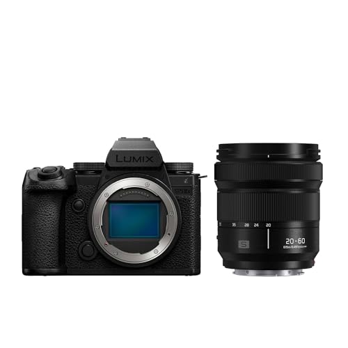 Image of Panasonic LUMIX S5IIX Mirrorless Camera (DC-S5M2XBODY) with LUMIX S 20-60mm F3.5-5.6 L Mount Interchangeable Lens (S-R2060)