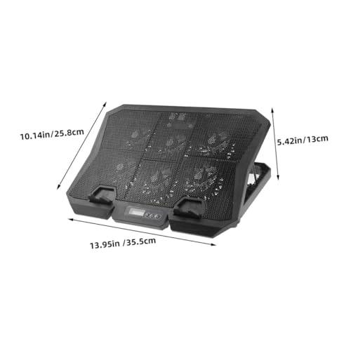 Base de enfriamiento para laptop COHEALI 15.6" con ventiladores ajustables miniatura 2