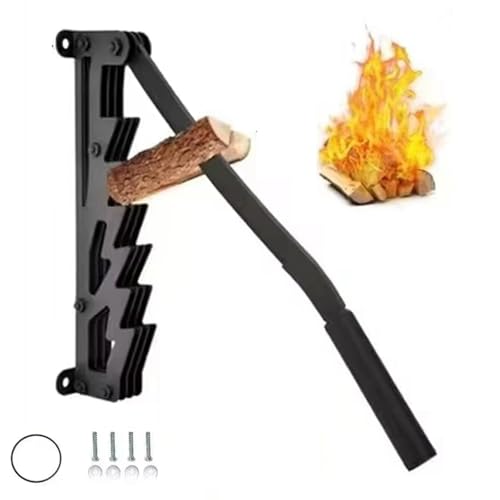 HWYYLXS Rajadora De LeñA De Pared, Astilladora De LeñA De Pared, Astilladora De LeñA Manual PortáTil, Astilladora De LeñA FáCil De Instalar para Uso En Interiores Y Exteriores Standard