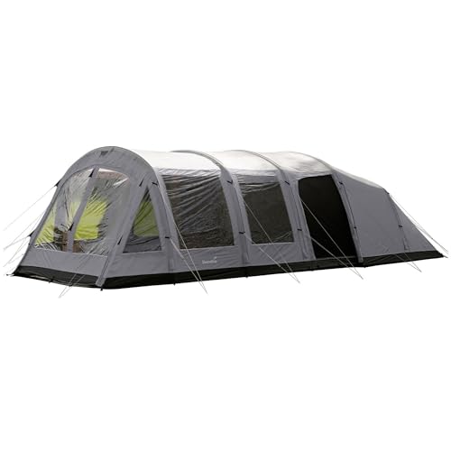 Skandika Timola 6 Air Tienda de Camping Hinchable | de Aire para 6 Personas, con/sin Sleeper Technology, 4000 mm de Columna de Agua, 220 cm de Altura Libre, toldo (6 Personas Sleeper XL)