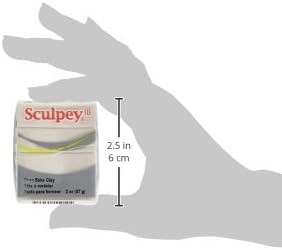 Miniatura 5 de Sculpey III Polímero Horno Horno Arcilla, Translúcido, No Tóxica, 2 oz bar