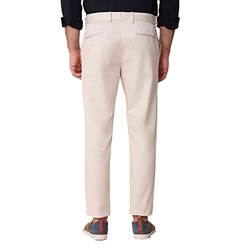 Image of Blackberrys Men's Cotton Blend Regular Casual Trousers