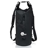 yourGEAR Dry Bag 20 L | 30 L | 50 L wasserdichter Rucksack Packsack Seesack Stausack mit Schultergurten, Tragegriff und Ventil zur Kompression / Aufblasen, schwimmfähig [30L]