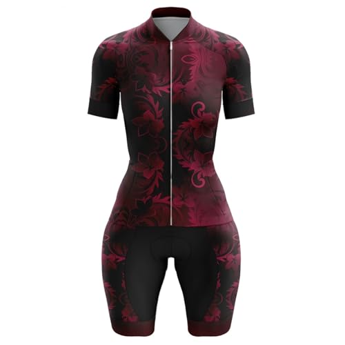 Combinaison de cyclisme pour femme 22 couleurs avec coussinet de triathlon