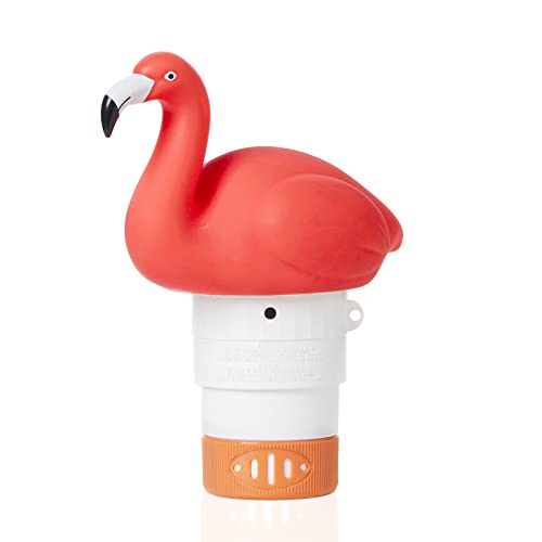 XY-WQ Flamingo Chlorine Floater for 1 Tab ONLY Mini Floating Pool Chlorine Dispenser