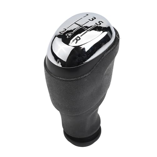 Jurtmy 5 Speed Manual Gear Shift Knob for Renault Clio 4 (2012–2019), ABS Plastic, Ergonomic Design with Secure Grip